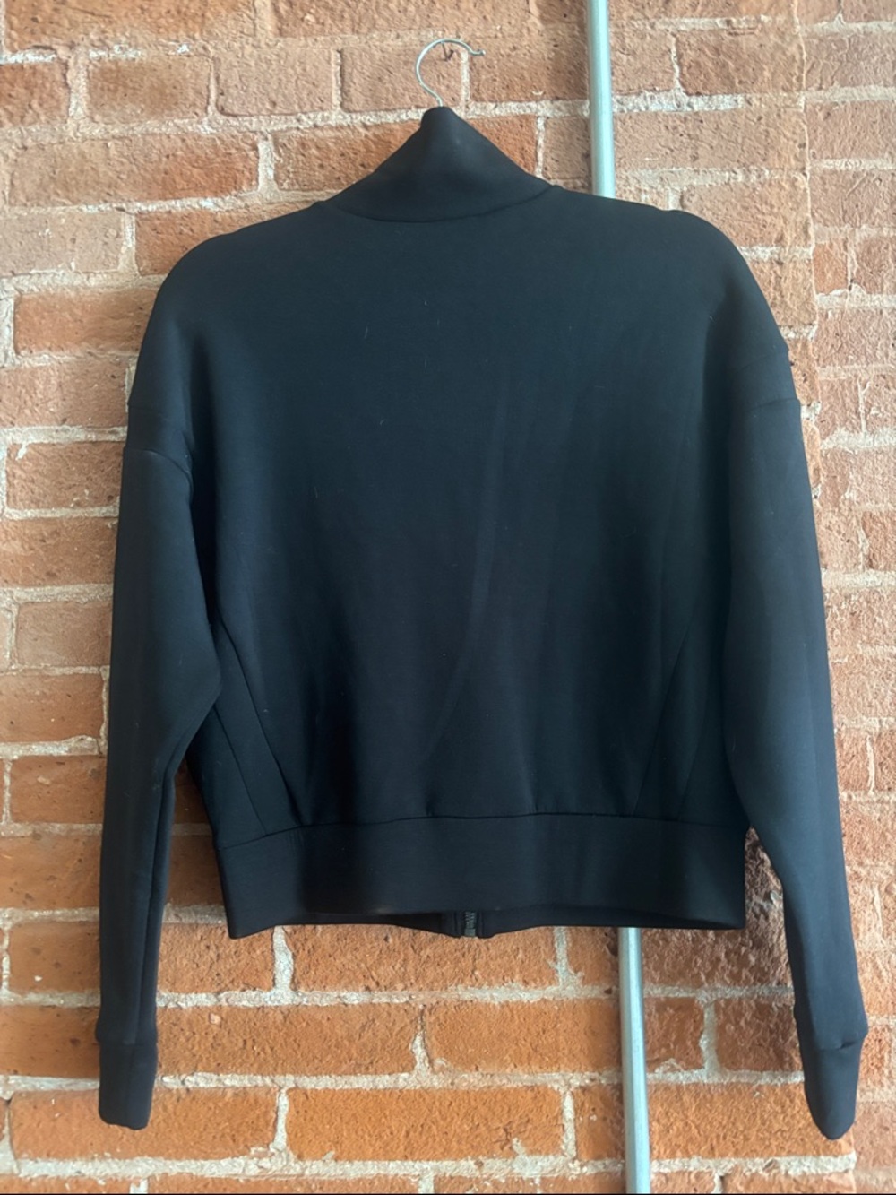 Spanx AirEssentials Track Jacket in Very Black - Picture 3 of 8